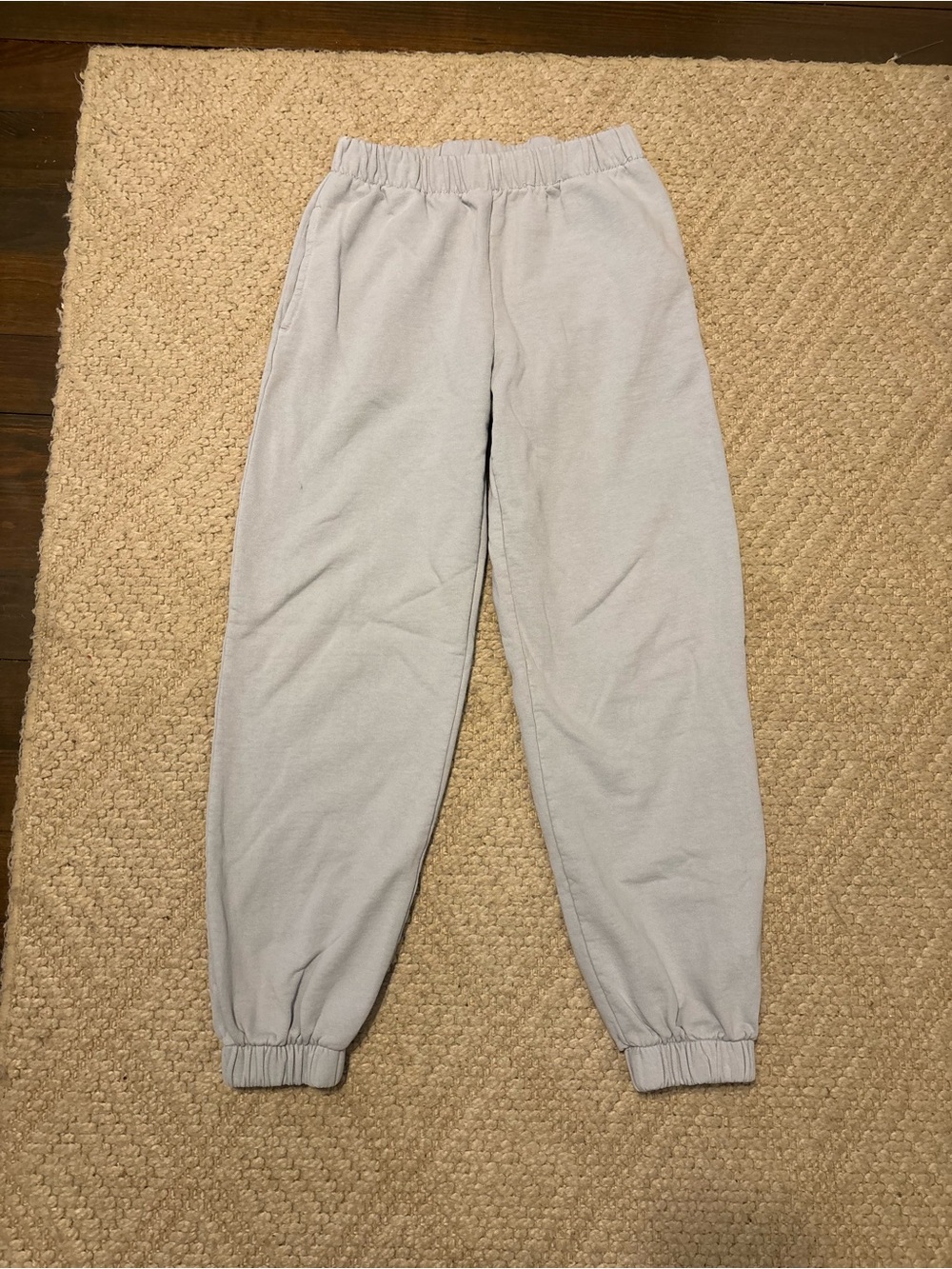 Brandy Melville Light Gray Jogger Sweatpants one size fits all!